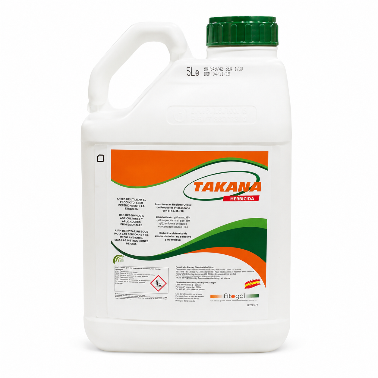 Désherbant Takana 5L Pour Mauvaises Herbes